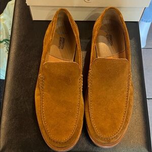 Johnston & Murphy Tan Suede Loafers